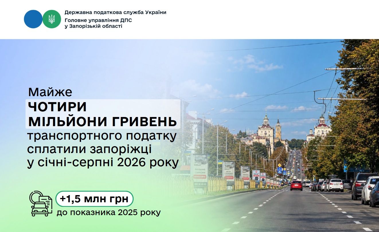 Від власників елітних автівок бюджети Запорізької області отримали майже чотири мільйони гривень