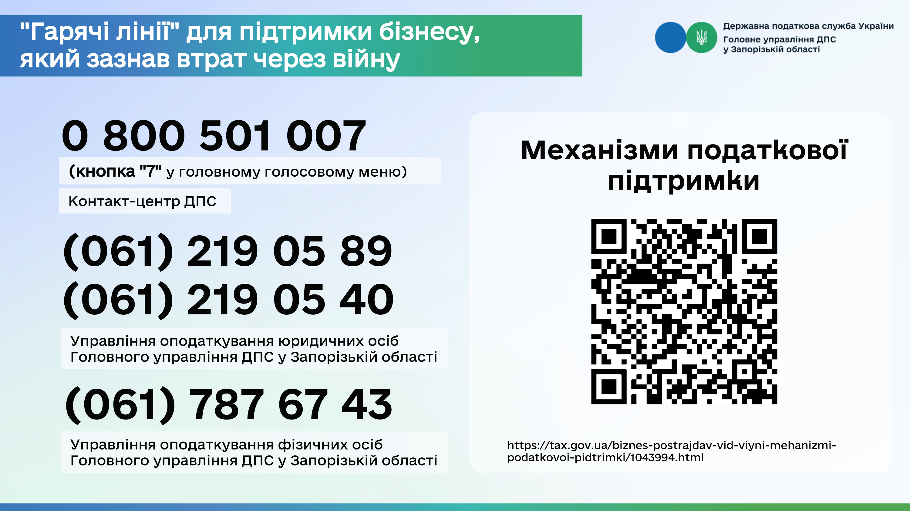 Бізнес постраждав через війну? Податкова служба допоможе розібратися